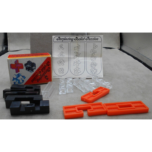 Chadwick Miller 1971 Perplexing Pocket Puzzles 91383 1971 Vintage - Picture 2 of 5